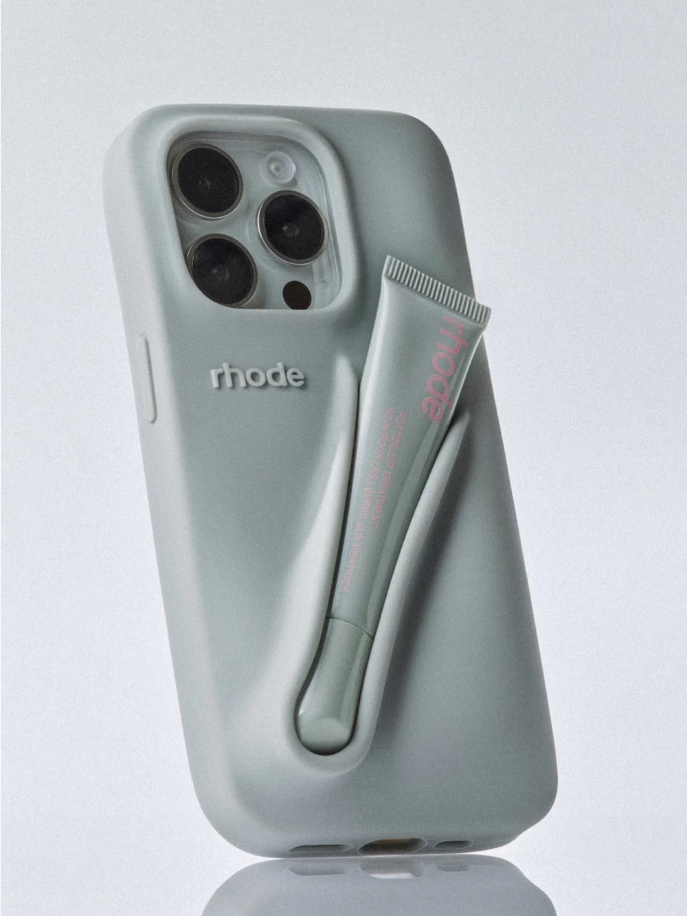 RHODE Grey iPhone 16 Pro Max Lip Case